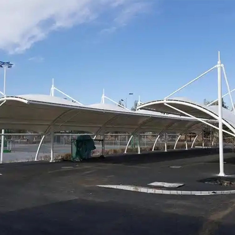 肃南裕膜结构电动车棚