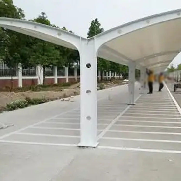 肃南裕膜结构电动车棚