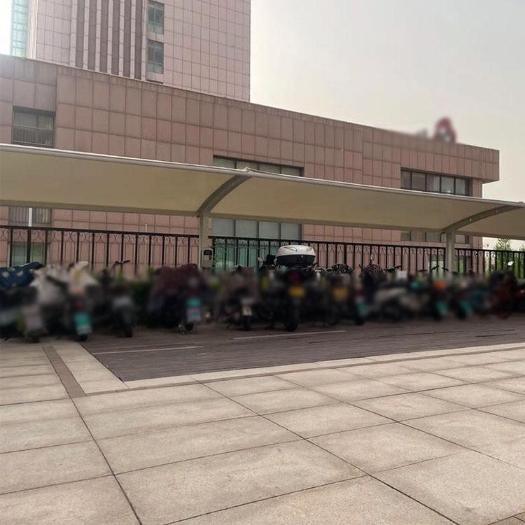 肃南裕膜结构电动车棚