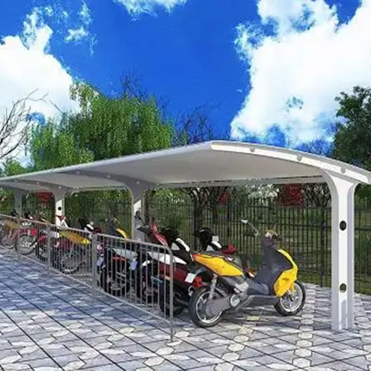 肃南裕膜结构电动车棚