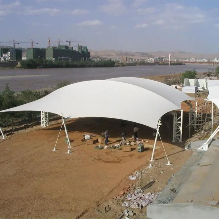 肃南裕膜结构汽车棚